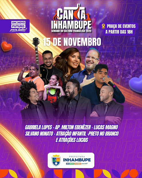 Semana da Cultura Evangélica será realizada na cidade de Inhambupe.